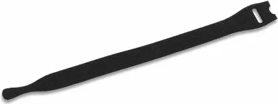 Produktbild von Klettkabelbinder mit Befestigungsschlaufe, 13 x 200 mm, schwarz (Pack à 25 Stück)