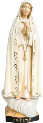 Madonna von Fatima Pellegrina Holzfigur 20 cm handbemalt