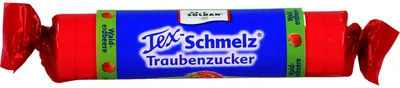 Produktbild von Tex-Schmelz Traubenzucker Walderdbeere, 33 g Bonbons