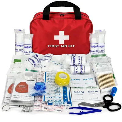 Immagine prodotto di Kit di pronto soccorso da 210 pezzi, per uso domestico, automobilistico e all'aperto