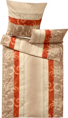 Produktbild von Dyckhoff Bettwäsche beige 1x 155x220 cm + 1x 40x80 cm