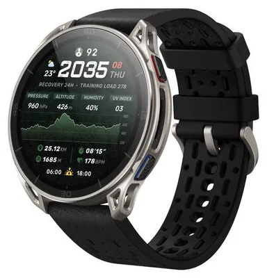 Image de Amazfit Cheetah 2 Ultra 3,81 cm (1.5") AMOLED Numérique 480 x 480 pixels Écran tactile Titane Wifi GPS (satellite)