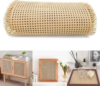 Produktbild von Naturrohrband 40 x 100 cm - Honigrautgewirke - Sitzmöbelprojekte