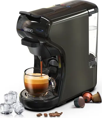 Produktbild von HiBREW 4 in 1 Kapselkaffeemaschine H1A, Schwarz