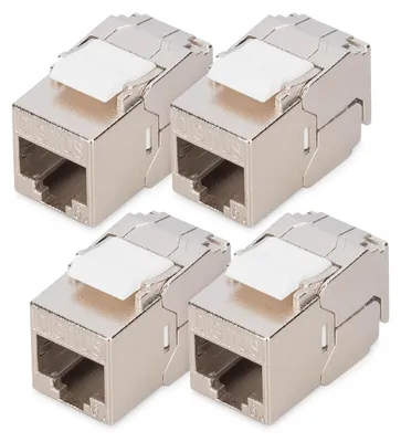 Image de Digitus DN-93615-S-4 DIGITUS Keystone Cat6A geschirmt 4 Stk. werkzeugfr