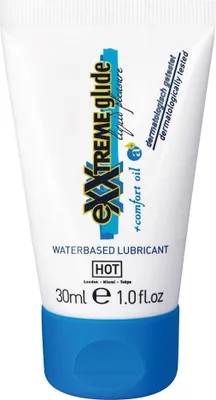Zdjęcie produktu dla Lubrykant na bazie wody Exxtreme Glide + Comfort Oil A+ 30 ml