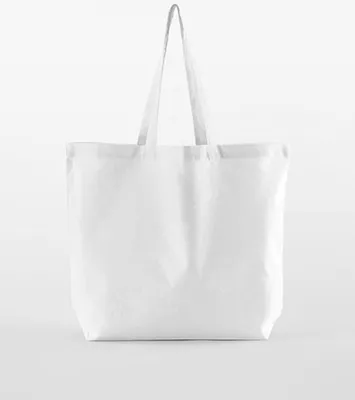 Produktbild von Westford Mill W165 | Organic Baumwolle InCo. Maxi Bag For Life Einkaufstasche - Farbe: White - Größe: 35 x 39 x 13,5 cm