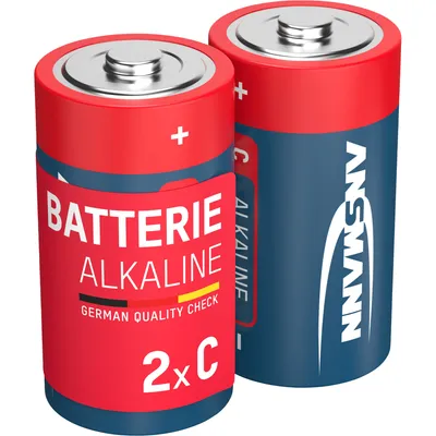 Produktbild von ANSMANN 1513-0000 Alkaline Batterie Baby C 7200mAh, 2er-Pack