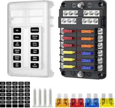 Obrázek produktu pro Automatický 12pólový spínač zapalování pro automobily, lodě a SUV – 12–32 V, 100 A.