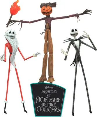 Image de DIAMOND SELECT - Zestaw 3 Figurek Disney Nightmare Before Christmas 18cm