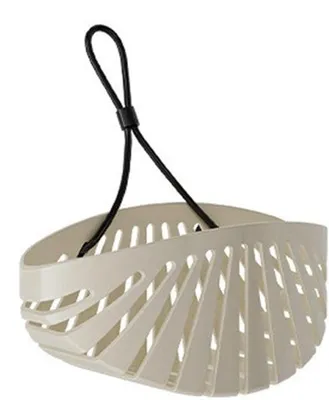 Immagine prodotto di Portapiatti da cucina - Organizer per lavastoviglie - A forma di ciotola - 14,8 x 7,4 x 6,9 cm - Grigio