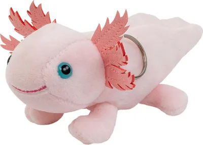 Produktbild von Schlüsselanhänger Axolotl 15 cm Plüschlurch