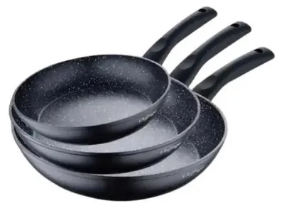 Produktbild von Koekenpannenset 3-teilig Antihaft 20 x 24 x 28 cm Bavary