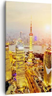 Produktbild von Bild auf Leinwand - Leinwandbild - Architektur asien gebäude - 55x100cm - Wand Bild - Wanddeko - Leinwanddruck - Bilder - Kunstdruck - Wanddekoration - Leinwand bilder - Wandkunst - PA55x100-2399