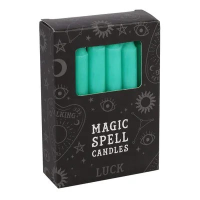 Image de Something Different - Bougies "Magic Spell" pack de 12 SD2238 (taille unique) (Vert)
