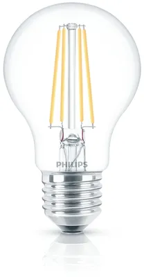 A clear product shot of an LED light bulb.