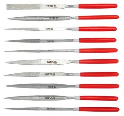 Produktbild von YATO Diamantfeilen Set Nadelraspeln 10tlg. 160mm