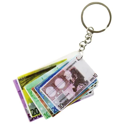 Zdjęcie produktu dla Breloczek do kluczy - banknoty euro - ok. 6,5 cm