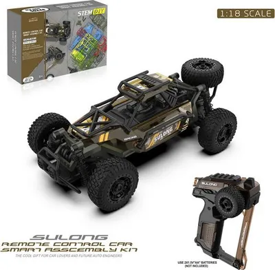 Image de Zdalnie sterowany Crawler SULONG dla dzieci 8+ Model 1:18 + Pilot 2,4 GHz + Gumowe opony