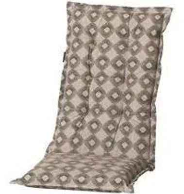 Produktbild von Madison Tuinstoelkussen hohe Rückenlehne 50x123 cm Rondo taupe, wasserabweisend, 50% Baumwolle, 50% Polyester