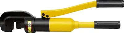 Image de Cutter manuel pour armatures - Coupe-barres en acier manuel - Force de coupe de 13 tonnes - Pour les barres d'acier jusqu'à 22 mm - Outil pour chantier - Jaune