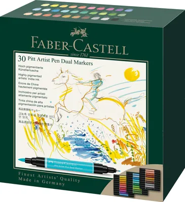 Image de FABER-CASTELL PITT Artist Pen Dual, set 30ks