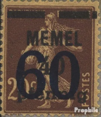 Produktbild von Briefmarken Memelgebiet 1921 Mi 35 postfrisch Aufdruckausgabe