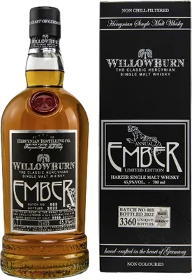 Produktbild von Elsburn Willowburn - Ember Batch 003 Single Malt Whisky, 45,9% Vol. 0,7 l