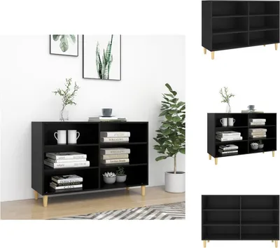 Immagine prodotto di vidaXL Credenza nera 103,5x35x70 cm in legno - Credenze