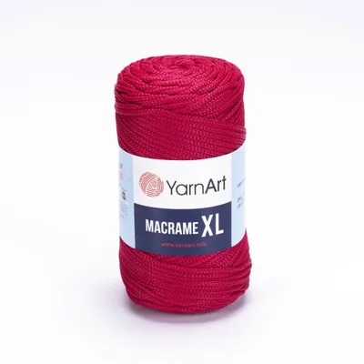 Obrázek produktu pro YarnArt Macrame XL příze 250 g / 100 m - barva 143 rubínová - makramé příze