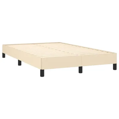 Produktbild von Bettgestell ohne Matratze Creme 120x190 cm Stoff