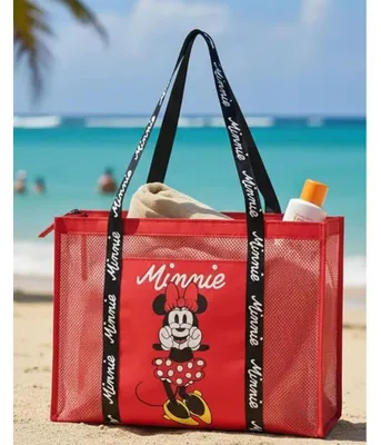 Produktbild von Disney Minnie Strandtasche aus Netzstoff