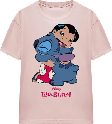 Immagine prodotto di Lilo & Stitch - Maglietta da donna, anni '90 TV25264 (S) (Rosa)