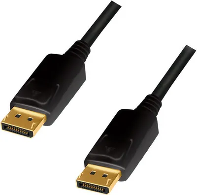 Image de Logilink DisplayPort-Kabel,DP/M zu DP/M,4K/60Hz,CCS,Black,5m