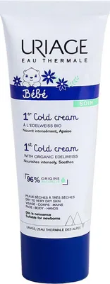 Immagine prodotto di Uriage Bébé Crema protettiva ultra-ricca per la pelle delicata del bambino, 75ml
