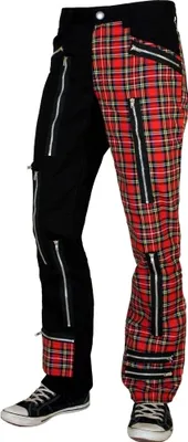 Produktbild von Rock Rag - Tartan, Hose Rot/Schwarz im Straight-Fit-Style