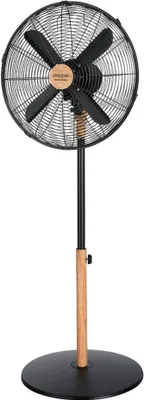 Image de Cecotec Ventilateur de socle EnergySilence 600 Woodstyle 50 W aspect bois 40 cm Ventilateur silencieux Ventilateur moderne