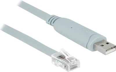 Produktbild von DeLOCK 63920, Grau, 0,5 m, USB 2.0 Type-A, RJ45, Männlich, Männlich