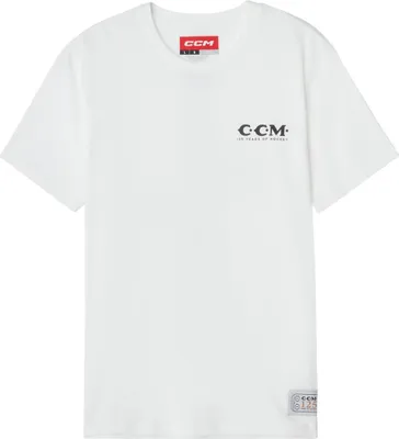 Produktbild von T-Shirt CCM 125 Years -LOGO- Senior weiss M