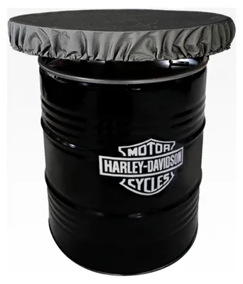 Produktbild von Fasshaube 60 cm aus Polyester PVC Schutzhülle für Ölfässer und Regentonnen
