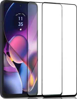 Produktbild von 2-Pack Motorola G54 Displayschutzfolie - Gehärtetes Glas 9H - Super Qualität 3D