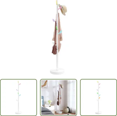 Immagine prodotto di The Living Store Appendiabiti bianco 172 cm Ferro verniciato a polvere