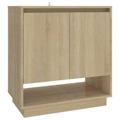 Image de Buffet en panneau de particules 70 x 75 x 41 cm Chêne Sonoma