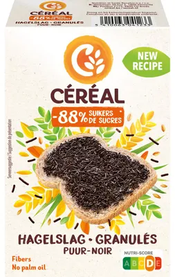 Obrázek produktu pro Céréal Hagelslag Puur 200g – čokoládové posypy s menším množstvím cukru, plné chuti