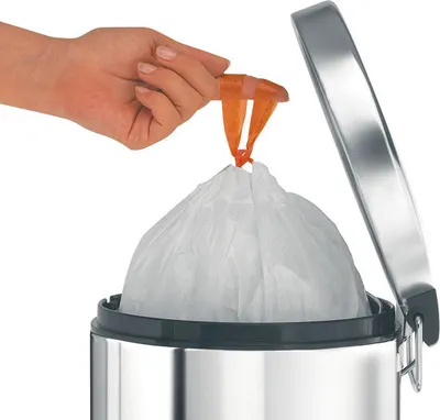 Produktbild von Müllbeutel mit Zugband, 5 Liter Pack: 12 Rolle/Rollenn a 20 Beutel | Packung (12 Stück)