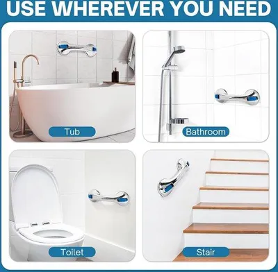 Produktbild von Famanu Halter für die Wand - Badgriff für Sicherheit in Dusche und Bad