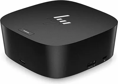 Produktbild von HP Thunderbolt Dock 120 W G4, Kabelgebunden, Thunderbolt 4, Schwarz, Kensington, China, Thailand, Taiwan, Business