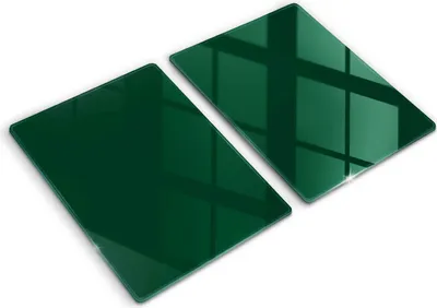 Produktbild von Abdeckung Glas - Küchenabdeckung - 2x40x52 cm - Abdeckplatte -Grüne Farbe
