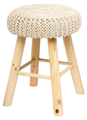 Produktbild von Atmosphera - Hocker Suzette beige - Beige