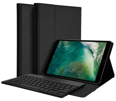 Productafbeelding van Accezz Bluetooth Keyboard Bookcase voor de Apple iPad 6 (2018) 9.7 inch / iPad 5 (2017) 9.7 inch - QWERTY / NL - Zwart